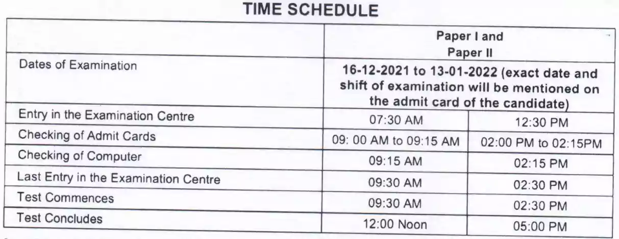 ctet exam date and schedule